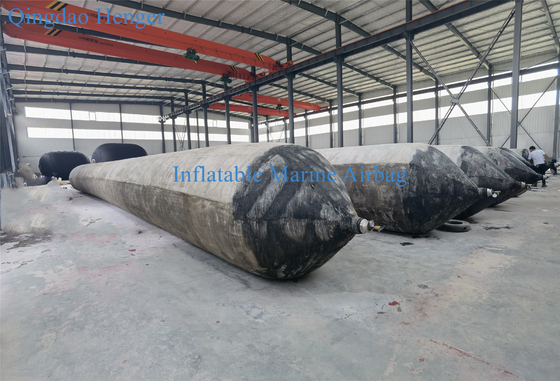 Ship Launching Inflatable Roller 8 Layers Marine Rubber Airbag