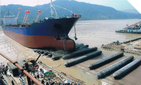 Slipway Vessel Construction Ship Launching Airbags Inflatable