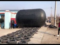 공기 주입식 고무 펜더에 타이어 덮개 설치 단계