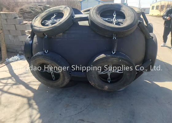 품질 Customized ISO17357 Pneumatic Rubber Fender 0.3-4.8 M for Marine Applications 공장