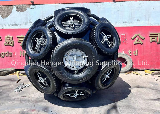 품질 해양 적용을 위한 50kpa & 80kpa 압력의 맞춤형 크기 ISO17357 규격 공압 고무 펜더 공장