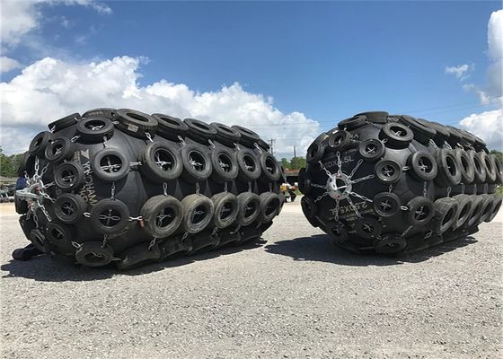 품질 ISO17357 증명서를 준 천연 고무 요코하마 구조망 50kpa 1.5*3m 공장