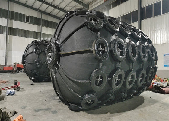 품질 해상선 요코하마 타입 네트 타입 공기 고무 펜더 ISO 17357 표준 공장