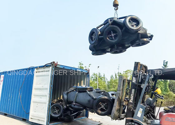 품질 블랙 해양 공기 고무 펜더 ISO17357 인증 80Kpa 공장