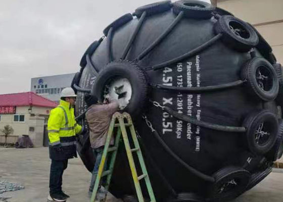 품질 SGS 인증서 50Kpa 80Kpa 요코하마형 고무 공기 펠러 공장