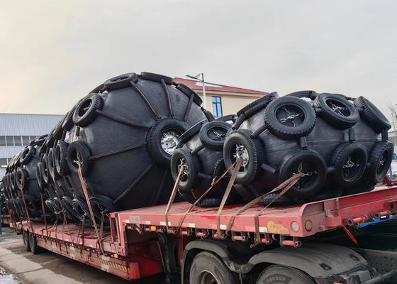 품질 순수한 체인과 타이어와 요코하마 STS STD 공기 고무 방현재 해양 볼 공장