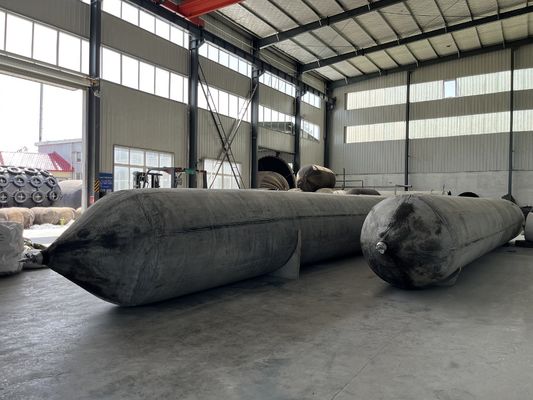 품질 High Pressure Resistance Inflatable Marine Airbags Cylindrical Type Offering Performance For Ship Launching Cargo Handling 공장