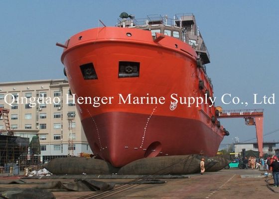 품질 ISO 14409 Certified Marine Rubber Airbag with 80kpa Working Pressure and Natural Rubber Material 공장