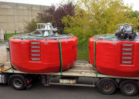 품질 Polyurea 외부 코팅을 가진 다채로운 배 계류기구 부표 바다 항법 부표 공장