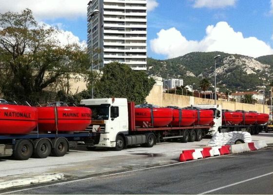 품질 EVA 고착폴리에틸렌 주문을 받아서 만들어진 색깔을 가진 원통 모양 바다 계류기구 부표 공장