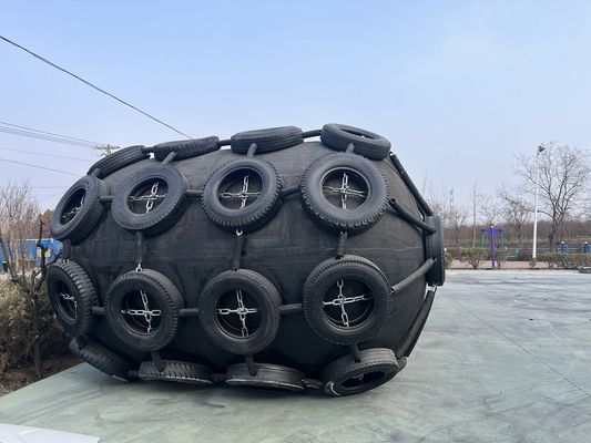 품질 내부 압력 50/80Kpa Pneumatic Marine Fenders 초기 압력 50Kpa 기울기 60% 공장