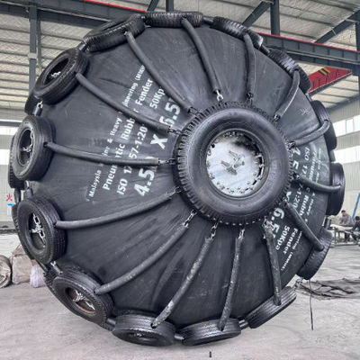 품질 초기 내부 압력 80kPa 해양 펜더 네트 타입, 해양 선박 충격 흡수 및 부두 안전 시스템에 이상적 공장