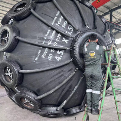 품질 STS STD Pneumatic Rubber Fender Yokohama Innovation 공장