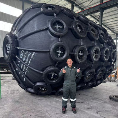 품질 STS STD Pneumatic Rubber Fender Yokohama Innovation 공장