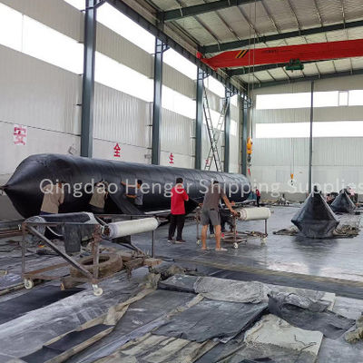 품질 검은색 해양 고무 에어백 안전 효과 친환경 공장