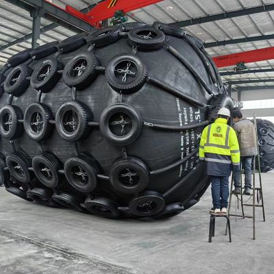 품질 초기 내부 압력 80kPa 해양 펜더 네트 타입, 해양 선박 충격 흡수 및 부두 안전 시스템에 이상적 공장