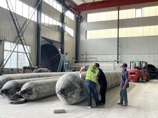 품질 Marine Rubber Airbag with Rapid Inflation Manifold for Simultaneous Multi Unit Operation in 0.8-3 M Diameter 공장