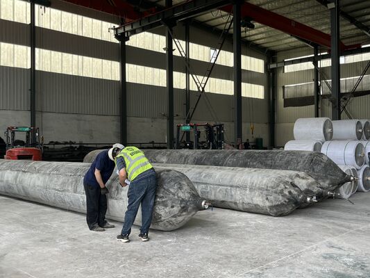 품질 Marine Rubber Airbag with Rapid Inflation Manifold for Simultaneous Multi Unit Operation in 0.8-3 M Diameter 공장