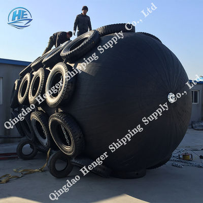 품질 50KPa / 80Kpa ISO 17357 해양 고무 방현재 요코하마 선박 부이 펜더 공장