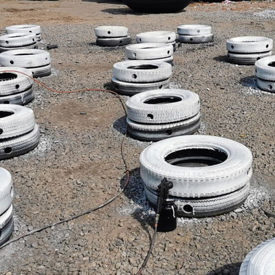 품질 선박 펜더 적용을 위한 0.3-4.8M 사용 가능 크기 및 50kpa & 80kpa 압력의 맞춤형 공압 고무 펜더 공장