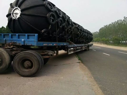 품질 부풀게할 수 있는 해양 설비 압축 공기식 펜더 요코하마를 표류시키는 천연 고무 공장