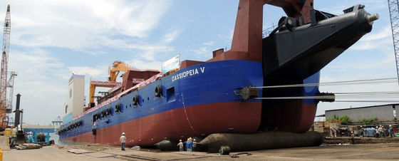 품질 배 발사를 위한 D1.0m*L10m 팽창식 바다 에어백 공장