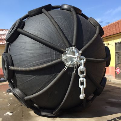 품질 50kpa 80kpa 요코하마 도크 고무 펜더 플로팅 공압 늑골이있는 펜더 공장