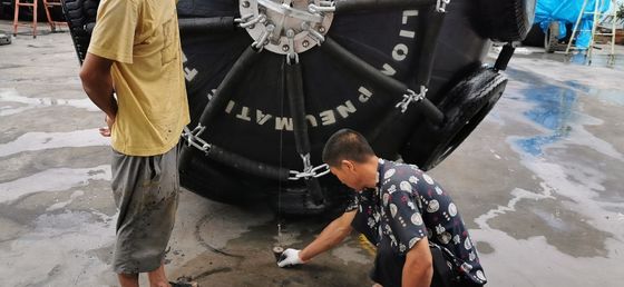 품질 타이어와 체인과 공기 고무 방현재를 보트로 나르느요 공장