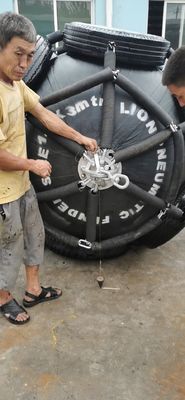 품질 요코하마 유형 바다 고무 구조망 바다 부두 구조망 0.5m-3.3m 직경 공장