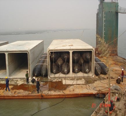 품질 저압 선박 발사 에어백 팽창식 바다 고무 에어백 공장