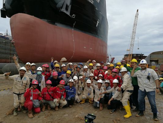 품질 18mtr 선박 발사 에어백 고압 선박 마린 에어백 공장