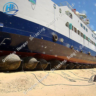 품질 D15 L12m 8 레이어 선박 발사 해양 회수 에어백 플로팅 고무 해양 에어백 공장