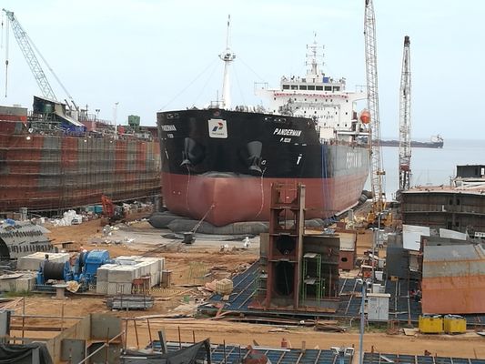 품질 고압 선박 고무 에어백 0.8*15m 5-14 층 공장