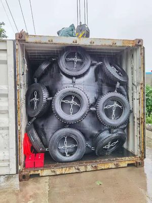 품질 Ccs 증명서 압축 공기를 넣은 고무 구조망 늑골 유형 구조망 및 순수한 밧줄 유형 공장