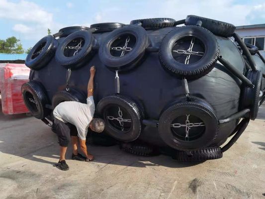 품질 Dia 0.5m-4.5m 50KPA 압축 공기를 넣은 고무 구조망 국제 인증 공장