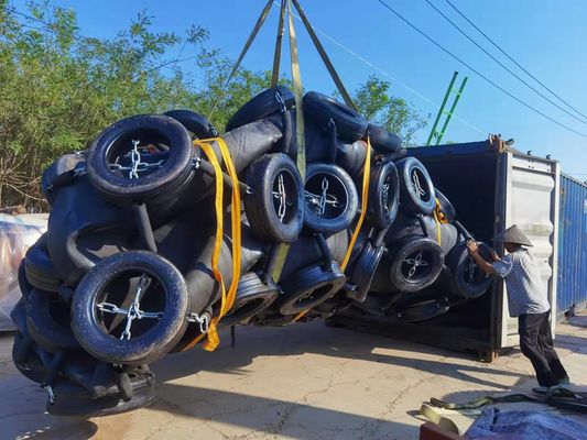 품질 체인 네트와 해양 설비 부풀게할 수 있는 플로팅 요코하마 공기 고무 방현재 공장