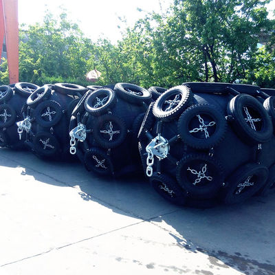 품질 압출 보트 채널 대형 공압 해양 펜더 Yokohama 공장