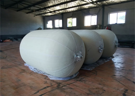 품질 하얀 붕대 타입 플로팅 공기 고무 방현재 50 kpa 3.3x6.5m 공장