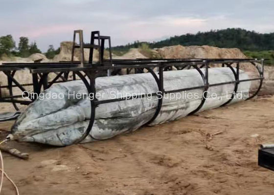 품질 1500x15000mm 천연 고무 재료로 해상 선박 발사 에어백 공장