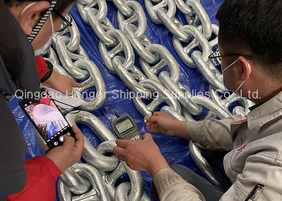 품질 스테인레스 강 해양 닻사슬 맞춘 큰 금속 2-7/16 공장